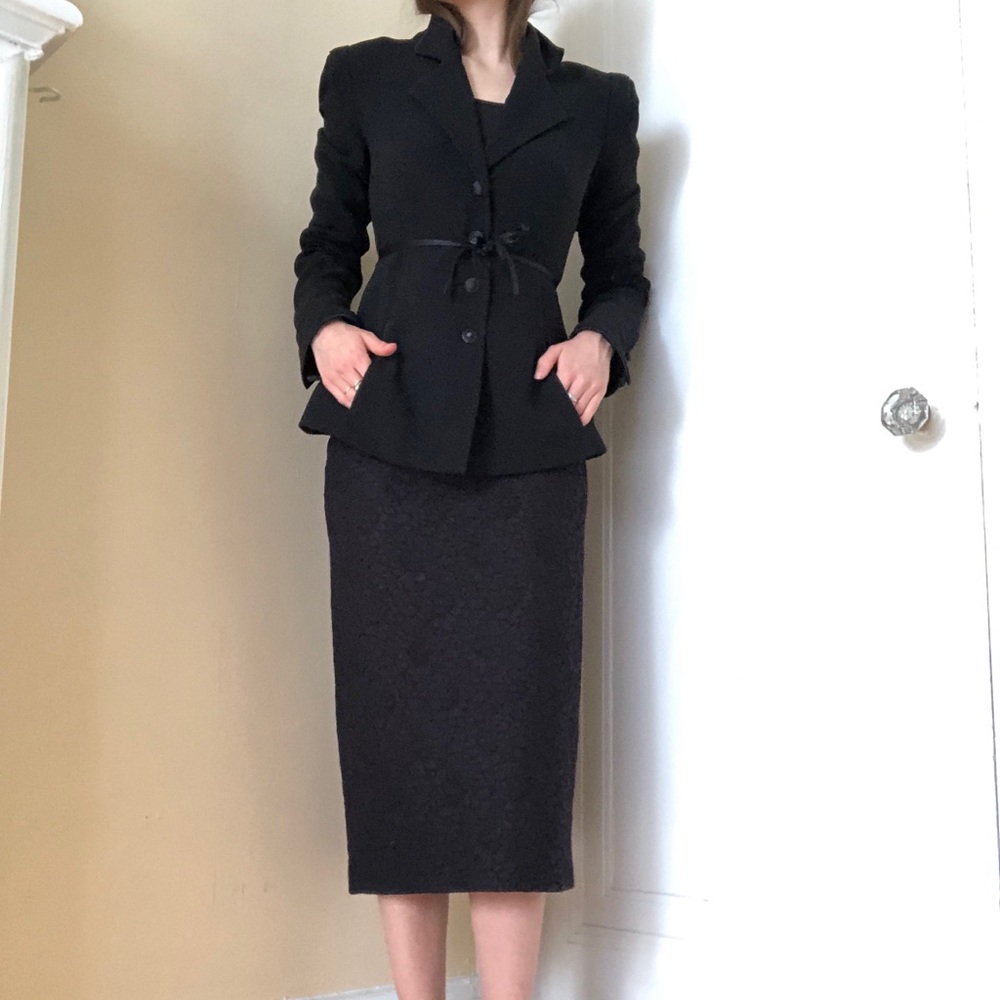 Vintage Karl Lagerfeld Black Blazer Size 36
